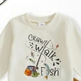 thumbnail image 4 of Xudanell Newborn Outfits Cartoon Toddler Boy Winter Clothes Pattern Embroidery Fall Long Sleeved Trousers 18 Months Boy Clothes, 4 of 5
