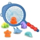 thumbnail image 2 of Juguete de baño, pesca, animales flotantes, juegos de red de pesca, juego de red de pesca para bañera, baño, piscina para bebés, niños pequeños y niños (azul oscuro) JAMW Sencillez, 2 of 5
