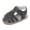 Dark Gray, variant on Baby Boys Girls Sandals Close Toe Cut out Rubber Sole Outdoor Non Slip Slides Lightweight First Walking Summer Shoes Brown Size 4 Infant