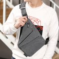 thumbnail image 2 of Bolso bandolera antirrobo para hombres y mujeres, negro JM, 2 of 3