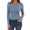 Green, variant on Dpjklzsn Women's Ribbed Stripe Long Sleeve Top, Crew Neck Knit Casual Shirt