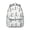 Grey-15, variant on Rainbow unicorn school backpack for Student, sparkly and mystical design with clouds, fantasy stars and cute cartoon print, breathable and durable for daily use