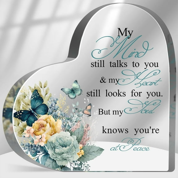 Sympathy Gifts for Loss of Loved One, Memorial Gifts for Loss of Dad Mom Husband Wife, Bereavement Condolences Grief Gifts, Funeral Remembrance Decor Ornament Sign Plaque, Butterfly