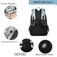 thumbnail image 4 of FORMRS Unisex School Backpack 17" Student Travel Bag with Laptop Compartment, Pirate Animals, 4 of 7