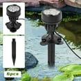 thumbnail image 2 of Submersible LED RGB Pond Spot 6 Lights Underwater Pool Fountain + Remote, 2 of 12