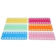thumbnail image 4 of Fyydes Plastic Floss Bobbin,Embroidery Floss Organizer,12Pcs Crossing Stitch Threads Organizer Color Plastic 20 Holes Floss Bobbin Winding Plate, 4 of 8