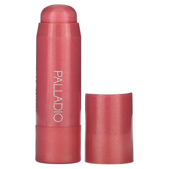 Palladio Cream Blush, I'm Blushing 2-in-1 Cheek and Lip Tint, Shimmery, Blends Perfectly onto Skin, Dainty