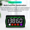 thumbnail image 2 of Motorcycle 5-in-1 Smart Multifunctional Tachometer with Water Temperature Monitoring, Customizable RPM & Voltage s, Automatic Fault Diagnosis, S7 Waterproof, 12/24H Time Switching, Stopwatch,, 2 of 6