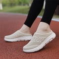 thumbnail image 2 of NOKIO Sport Knitted L𝗈afers for Men Breathable Soft Sole Mules Shoes Fashion S𝗅ip On Backless Casual Shoes Lightweight Outdoor Walking Shoes Comfortable Closed Toe Sneakers, 2 of 5