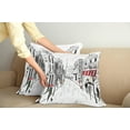 thumbnail image 3 of Ambesonne Colorful Throw Pillow Cover 2 Pack, Paris Eiffel Tower, 18", Multicolor, 3 of 6