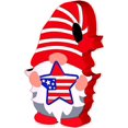 thumbnail image 1 of FYBTOFYBTO Wooden Gnome Independence Day Patriotic Table Ornament, Colorful Decorative Plaque Crafts 4th of July Letter Sign Blessed Table Centerpiece Living Room Decor Memorial Day DecorationFY-001, 1 of 5