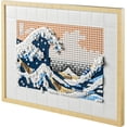 thumbnail image 4 of LEGO Art Hokusai – The Great Wave, 3D Japanese Wall Art, Framed Ocean Canvas Picture for Home or Office Décor, Creative Arts & Crafts Kit, 31208, 4 of 6