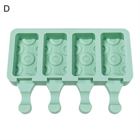

YMheart Tear-resistance Popsicle Mold Easy Release Silicone DIY Craft Safety Ice Cream Mold for Home