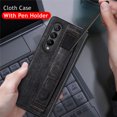 thumbnail image 6 of Galaxy Z Fold 6 5G Case, TECH CIRCLE Slim Lightweight PU Leather Flip Folio Cover with Wristband Pen Holder Full Body Rugged Protective Case for Samsung Galaxy Z Fold 6 5G 2024,Black, 6 of 9