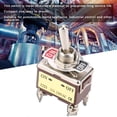 thumbnail image 4 of 5PCS 2 Position Toggle Switch ON OFF Toggle Switch 4 Pin 12mm Mount 15A 250VAC, SPDT Toggle Switches, 4 of 7