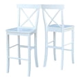 thumbnail image 4 of International Concepts S08-6133 Tabouret de Bar à Dossier en X de 30 Po, 4 of 7
