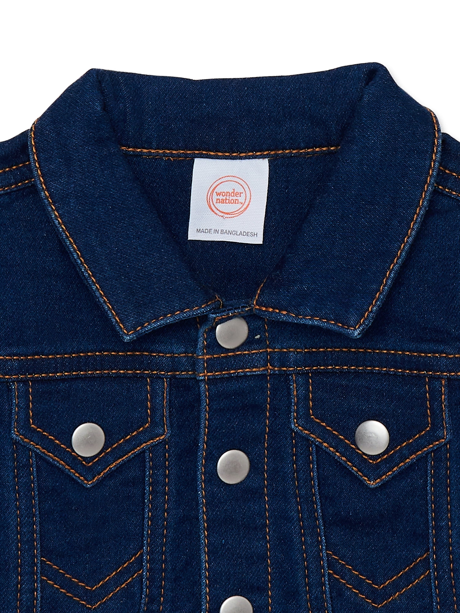 Wonder Nation Baby Boy or Girl Unisex Knit Denim Jacket, Sizes 0/3-24 Months