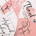 thumbnail image 4 of Minkissy 150Pcs Heart Shape Thank You Cards Coated Paper for Wedding Party Express Gratitude, 4 of 5