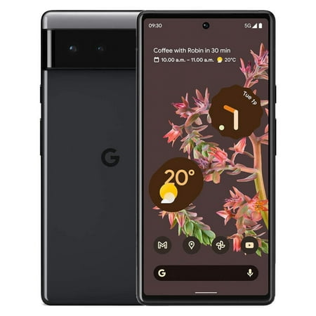 Google Pixel 6 5G Stormy Black 128 UNLOCKED (Refurbished) - Very Good