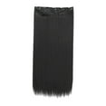 thumbnail image 2 of Clip In Hair Extensions As Human Hair Extension Curly Wavy Straight Hairpieces For Woman,Black Pullover Toupee one size, 2 of 4