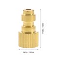 thumbnail image 2 of unbranded 3Ud Conector De Para Inflador En Material De Cobre Color Dorado Resistente, 2 of 5