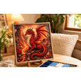thumbnail image 4 of Mythic Dragon Realms 3D Fabric Poke Art Kit, 3D Fabric Poke Art Kit for Beginners with Pre-Cut Squares, Handmade Art Gifts for Dragon Lovers Desk Wall Home Decor, 4 of 4