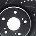 thumbnail image 4 of KarParts360 For Ford F-150 2015 2016 2017 Rotor Set | Black | Drilled And Slotted, 4 of 8