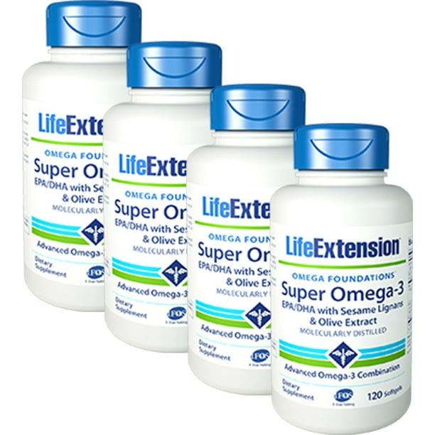 Life Extension Super Omega-3 EPA/DHA With Sesame Lignans ...
