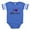 Royal Blue, variant on CafePress - I Love Monsters - Cute Infant Baby Football Bodysuit