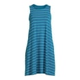 thumbnail image 2 of Time and Tru Women's Sleeveless Knit Swing Dress, Sizes XS-XXXL, 2 of 5