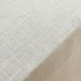 thumbnail image 3 of Laura Ashley Dothan Luxury Linen Blend Tablecloth for Formal Dining, Holiday, Wedding or Party, 60" x 102", Taupe, 3 of 4