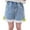 Sky Blue, variant on Girls Denim Shorts Elastic Causal Summer Clothes for Teen Girls Toddler Basketball Shorts 2-3 Years Girls Fashion