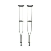 McKesson Aluminum Crutches with Euro-Style Clip, 52.5 in to 60.5 in H, 2 Pair
