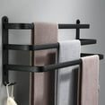 thumbnail image 1 of Rustproof Towel Bar Shower Towel and Rail Round Rack Kitchen Bathroom 3 Layer 40cm, 1 of 8
