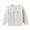 Z002-White, variant on WXFAZCVU Girls Cute Sweater Soft Pullover Long Sleeve Knitted Top Kids Crewneck Casual Wear Size 4-5 Years