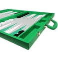 thumbnail image 4 of Silverman & Co. 19-inch Premium Backgammon Set - Large - Green, 4 of 12