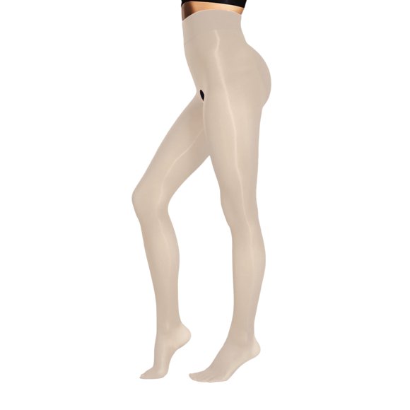 Collants à Entrejambe Ouvert pour Femmes, Bodystocking en Dentelle Transparente, Leggings Polyvalents pour la Maison et les Loisirs, Idéals pour le Quotidien