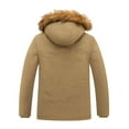 thumbnail image 4 of WenVen Men's Winter Warm Coat Puffer Jacket Thicken Waterproof Parka Khaki 2XL, 4 of 11
