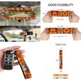 thumbnail image 7 of Jeiento Deer 12 Pack Car Accessories Front Car Seat Cover Set Steering Wheel Cover Seatbelt Pad Armrest Mat Trash Can Mount Pocket Cup Holder Rearview Mirror Cover Keychain Camo Hunting Orange, 7 of 7