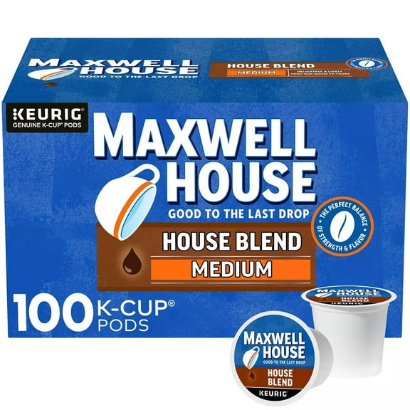 Maxwell House House Blend Medium Roast K-Cup Coffee Pods (31 oz., 100 ct.)