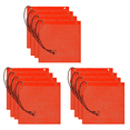 thumbnail image 1 of 12Pc 18X18 Inch Mesh Safety Flags Orange Warning Flag Bungee Good Visibility Weatherproof Flag with Grommets, 1 of 6
