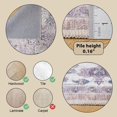 thumbnail image 3 of GUHNNHUIJ Chair Mat for Hardwood Floor with Non-Slip Backing for Living Room  Bedroom  Kitchen  Printed Home Office Rugs for Rolling Chairs Stain-Resistant Washable Utility Rug (Pink  3&#, 3 of 5