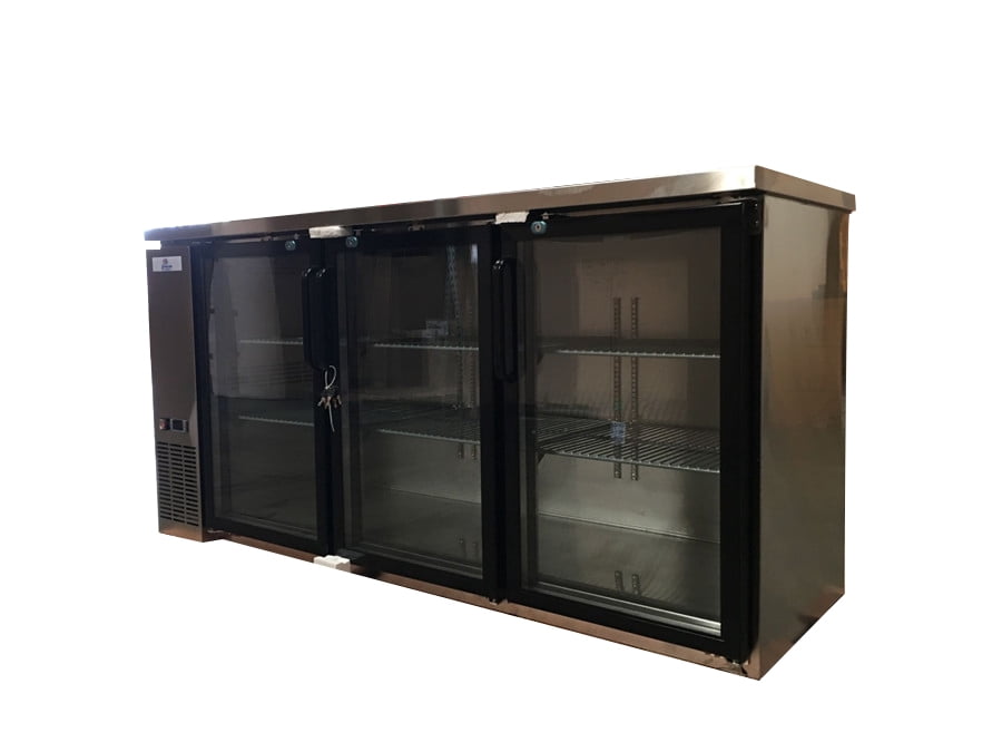 19.6 Cu Ft Beer Back Bar Cooler Commercial Refrigerator glass door beverage