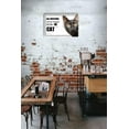 thumbnail image 2 of Black Cat Metal Tin Sign Pet Lovers Gift All Visitors Must Be Approved Cat Poster A House is Not A Home Funny Animal Wall Art Cat Signs for Birthday Housewarming Home Cafes Bars Sign 12x16 Inches, 2 of 6