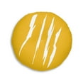 thumbnail image 3 of Effete Feline Claw Marks Scratch Tufted Floor Pillow, Round, 3 of 4