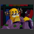 thumbnail image 2 of Men's The Simpsons Homer Seeing Stars  Pull Over Hoodie Charcoal Heather Medium, 2 of 4