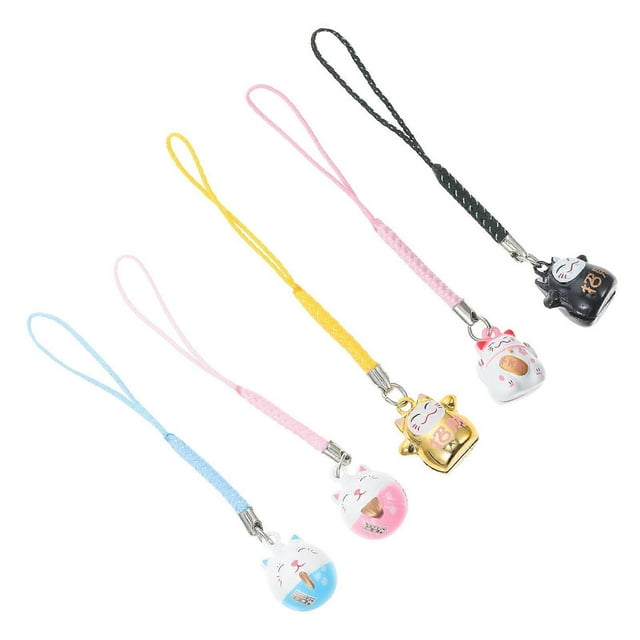 a refined and professional product description based on the title you provided:\n\n \n\n**5pcs Japanese Style Hanging Keychain Decor – Cute Fortune Cat