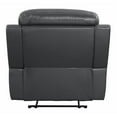 thumbnail image 5 of Lamruil Recliner in Gray Top Grain Leather, 5 of 6