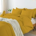 thumbnail image 5 of DNG Creations 3 Piece Luxury Tie Comforter ( Solid Gold Colour ) All-Season 550 GSM Ultra Soft 100% Egyptian Cotton, 800 TC ( Full/Queen - Size ), 5 of 6