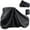 Black, variant on MOONCOOL Bike Cover For Adult Tricycle, Outdoor Waterproof Cover for 2 bikes or 1 Tricycle or 1 Motorcycle, Storable Portable Lightweight Waterproof and UV resistant with Lock Hole & Storage Bag